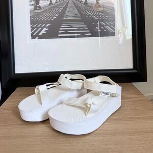 Teva Women's White Platform Sandals